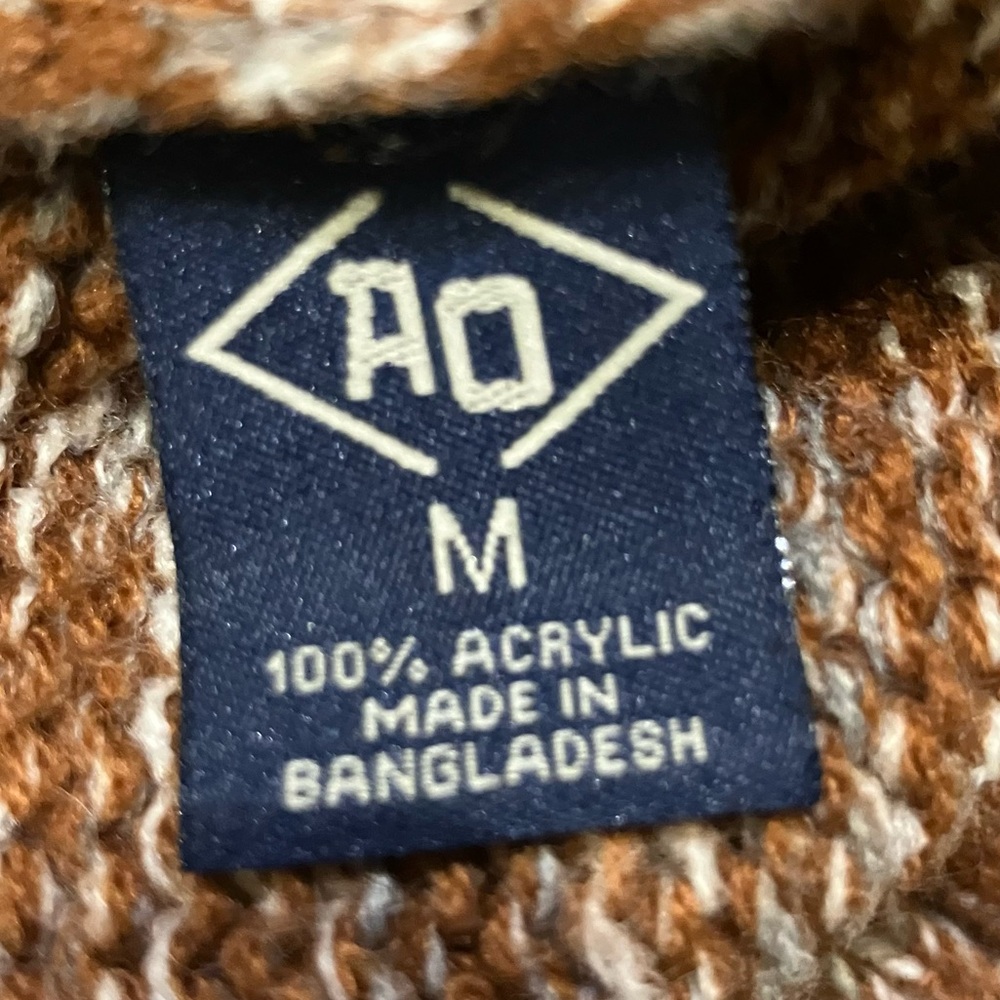 Vintage Cable Knit Quarter Zip Sweater - Picture 12 of 12